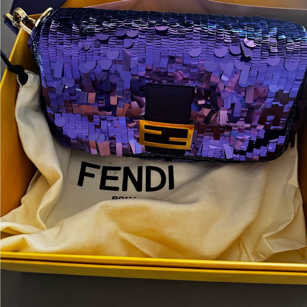 Fendi Sequin Baguette